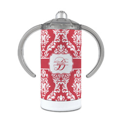 Damask 12 oz Stainless Steel Sippy Cup (Personalized)
