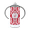 Damask 12 oz Stainless Steel Sippy Cups - FRONT