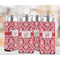 Damask 12oz Tall Can Sleeve - Set of 4 - LIFESTYLE