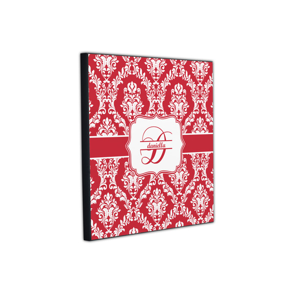 Damask 12x12 Wood Print - Angle View