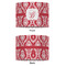 Damask 16" Drum Lampshade - APPROVAL (Fabric)