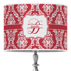 Damask 16" Drum Lamp Shade - Poly-film (Personalized)