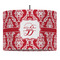 Damask Drum Pendant Lamp (Personalized)
