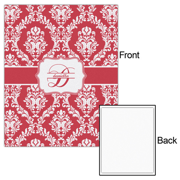 Damask 16x20 - Matte Poster - Front & Back