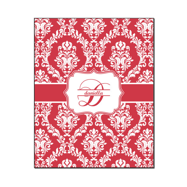 Custom Damask Wood Print - 16x20 (Personalized)