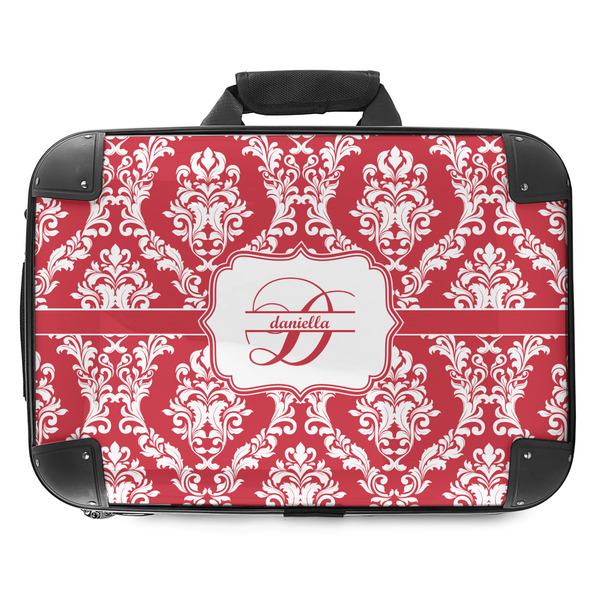 Custom Damask Hard Shell Briefcase - 18" (Personalized)