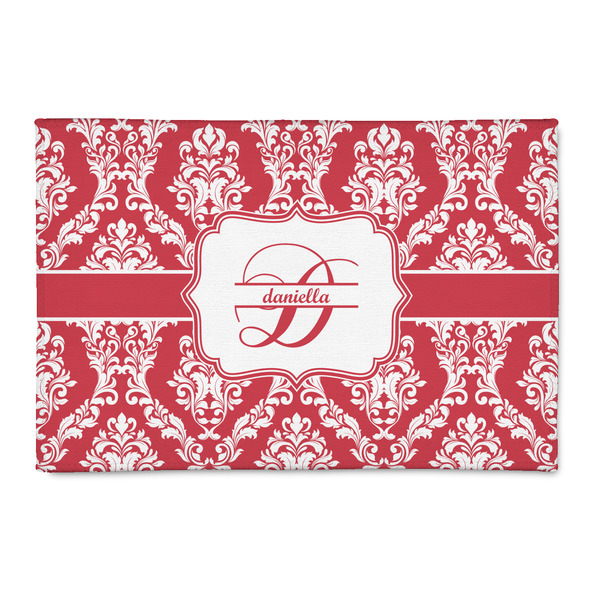 Custom Damask 2' x 3' Indoor Area Rug (Personalized)