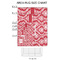 Damask 2'x3' Indoor Area Rugs - Size Chart