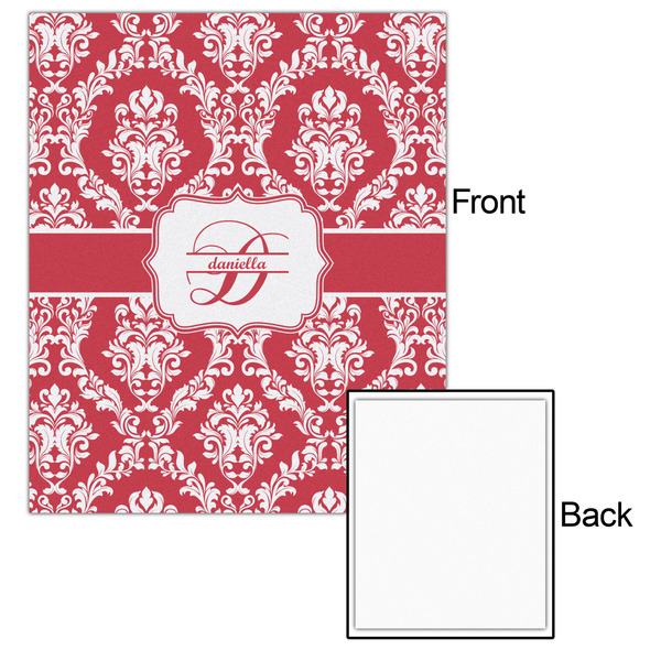 Damask 20x24 - Matte Poster - Front & Back
