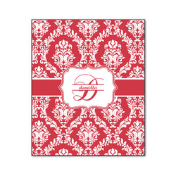Damask Wood Print - 20x24 (Personalized)