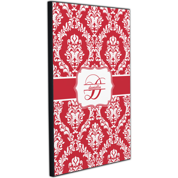 Damask 20x30 Wood Print - Angle View