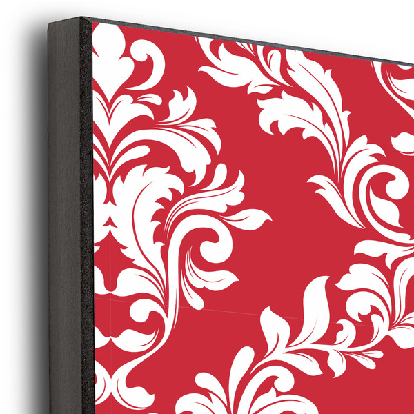 Damask 20x30 Wood Print - Closeup