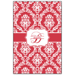 Damask Wood Print - 20x30 (Personalized)