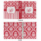 Damask 3 Ring Binders - Full Wrap - 1" - APPROVAL