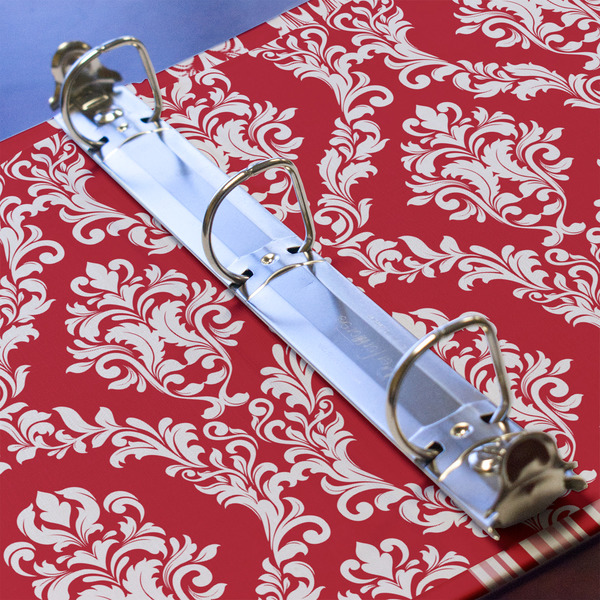Damask 3 Ring Binders - Full Wrap - 1" - DETAIL