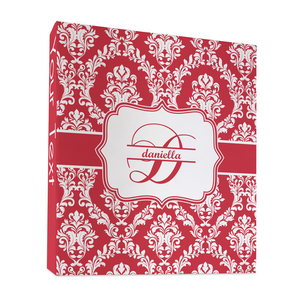Damask 3 Ring Binders - Full Wrap - 1" - FRONT