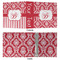 Damask 3 Ring Binders - Full Wrap - 2" - APPROVAL