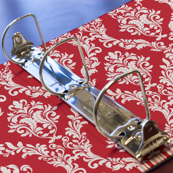 Damask 3 Ring Binders - Full Wrap - 2" - DETAIL