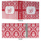 Damask 3 Ring Binders - Full Wrap - 3" - APPROVAL