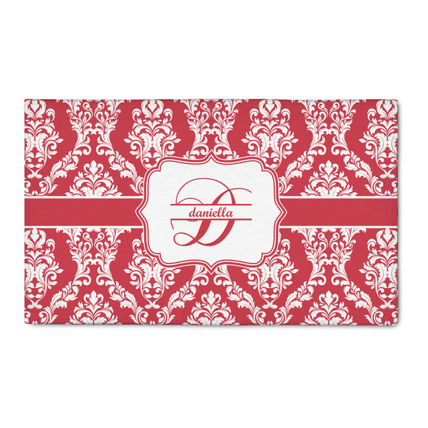 Custom Damask 3' x 5' Indoor Area Rug (Personalized)