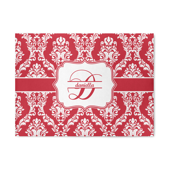 Custom Damask 5' x 7' Indoor Area Rug (Personalized)