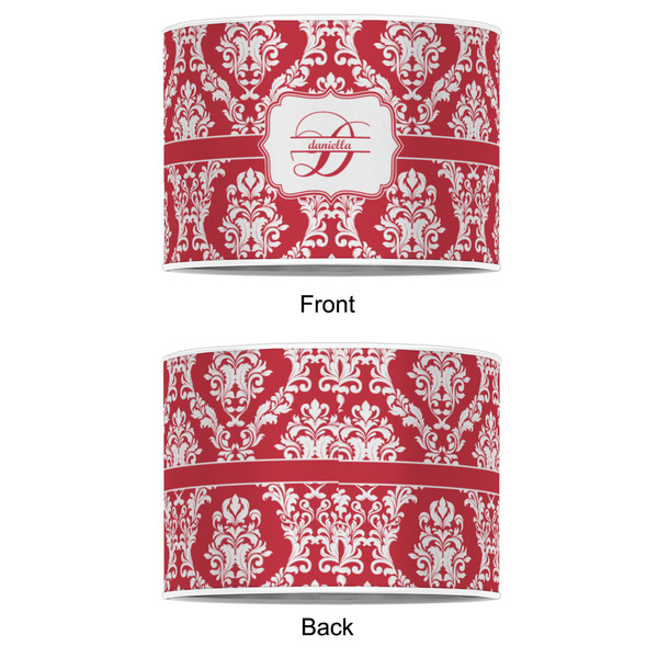 Damask 8" Drum Lampshade - APPROVAL (Poly Film)