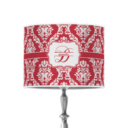 Damask 8" Drum Lamp Shade - Poly-film (Personalized)