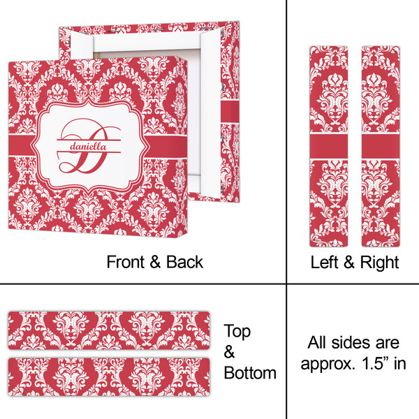 Damask 8x8 - Canvas Print - Approval