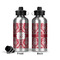 Damask Aluminum Water Bottle - Front and Back