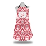 Damask Apron w/ Name and Initial