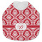 Damask Jersey Knit Baby Bib w/ Name and Initial