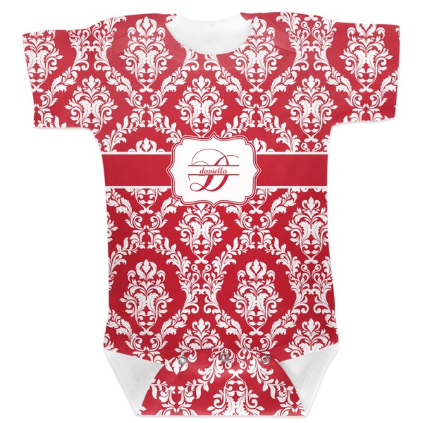 Custom Damask Baby Bodysuit (Personalized)