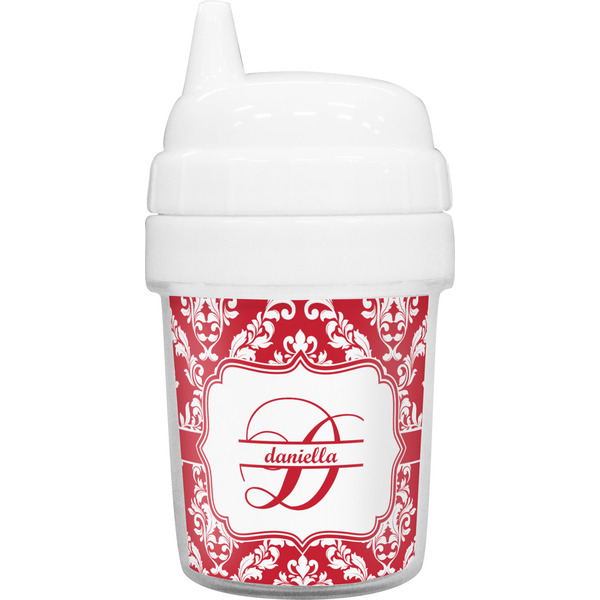 Custom Damask Baby Sippy Cup (Personalized)