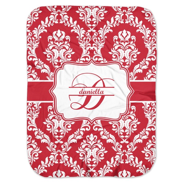 Custom Damask Baby Swaddling Blanket (Personalized)