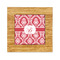 Damask Bamboo Trivet with 6" Tile - FRONT