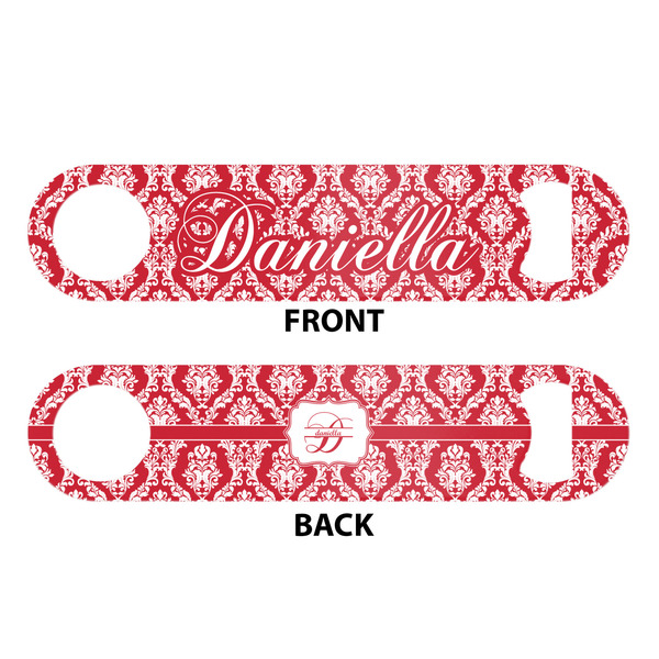 Damask Bar Bottle Opener - White - Approval