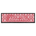 Damask Bar Mat - Large (Personalized)