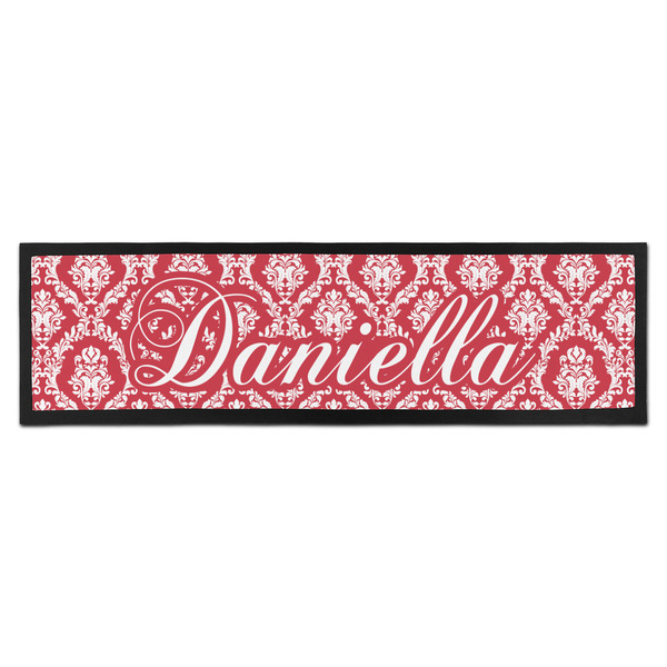 Custom Damask Bar Mat - Large (Personalized)