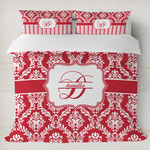 Damask Duvet Cover Set - King (Personalized)