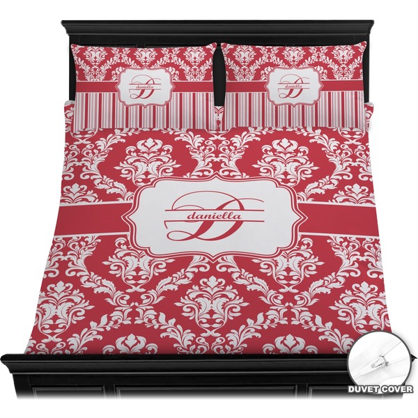 Damask Bedding Set (Queen) - Duvet