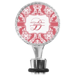 Damask Wine Bottle Stopper (Personalized)