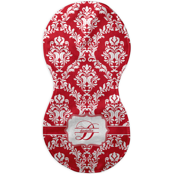 Damask Burp Peanut Shaped Flat