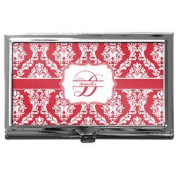 Damask Business Card Case
