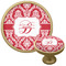 Damask Cabinet Knob - Gold (Personalized)