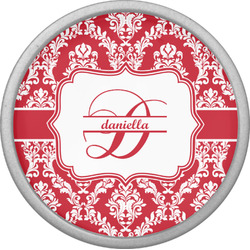 Damask Cabinet Knob (Silver) (Personalized)