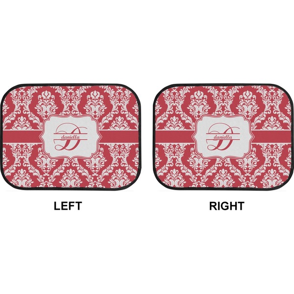 Damask Car Floor Mats (Back Seat) (Approval)