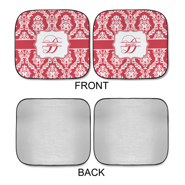Damask Car Sun Shades - APPROVAL