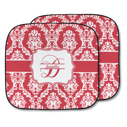 Damask Car Sun Shade - Two Piece (Personalized)