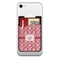 Damask Cell Phone Credit Card Holder w/ Phone