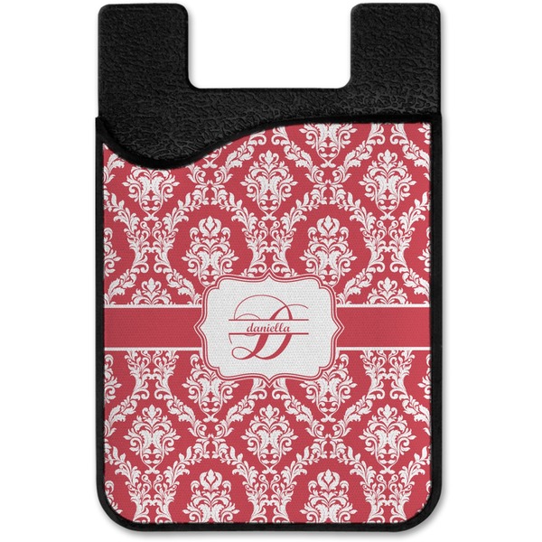 Damask Cell Phone Credit Card Holder